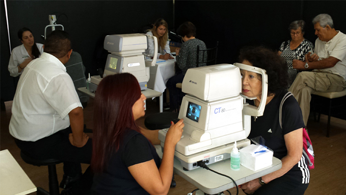 Check-up ocular no Círculo Militar
